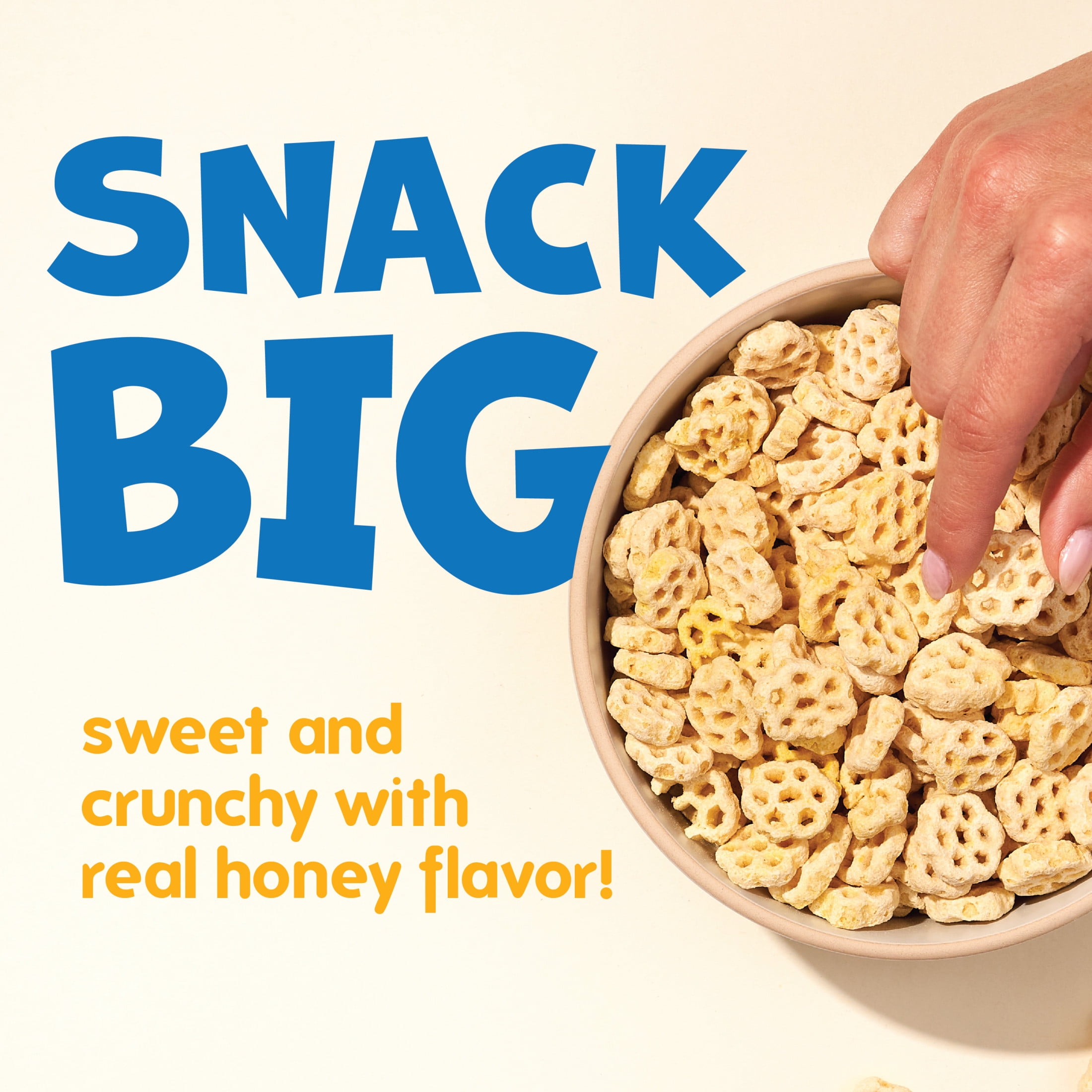 Post Honeycomb Cereal, Made with Real Honey, Certified Kosher, Crunchy 32 oz Bag