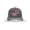 Charcoal/White, variant on Men's Patriotic USA Flag Filled 'Merica Eagle 250 Years Embroidered Mesh Back Trucker Hat-Black/Red/White
