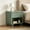 Sage Green, variant on AUU Modern Fluted Nightstand with Soft-Close Drawer and Open Lower Shelf – Painted Wood Frame, Metal Pulls, Elevated Base for Bedroom
