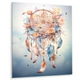 thumbnail image 2 of Designart "Serene Mystique of a Colorful Dreamcatcher I" Dream Catcher Metal Art Living Room, 2 of 5
