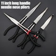 thumbnail image 2 of 11 Inch Extended Nose Pliers Curved Nose Pliers Comfortable And Precise, 2 of 6