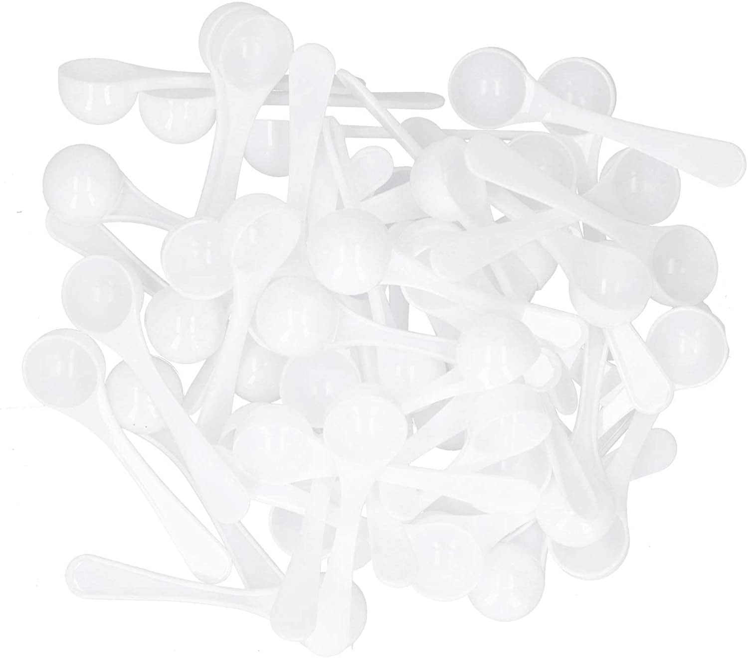 Plastic Measuring Spoons Set, 5ml Plastic Teaspoon Measuring Spoons(04)