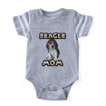 thumbnail image 1 of CafePress - Beagle Mom - Cute Infant Baby Football Bodysuit, 1 of 1