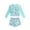 czb# Green290, variant on Huowey Kids Girls Stylish Two Piece Swimwear Rash Guard Long Sleeve Raglan Sleeve Crewneck Zip Up Tops Swimsuit Floral Print Shorts Comfortable Fit Swimming Beach Pool Swimsuits,Green,9-10 Years