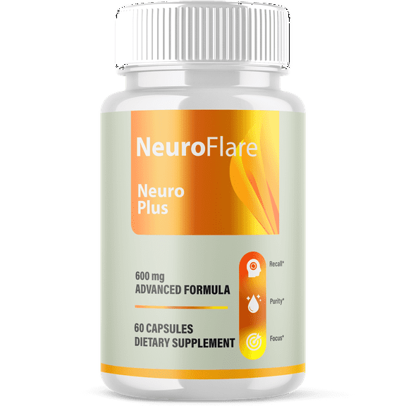 Neuro Flare Advanced Formula Brain Support Pills Maximum Strength Supplement NeuroFlare 60 Capsules