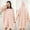 Coffee, variant on Sakmal Robes for Women with Hood Coral Fleece Plus Size Knee Length Bathrobe for Women Warm Blue Women Robe