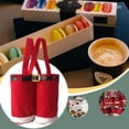 thumbnail image 3 of Bolsa de dulces portátil Papá Noel Pantalones Canasta de pantalones con asa Vino Feliz Navidad Regalo de año nuevo Decoración de banquete de boda Rojo L Advancent HA009245-03, 3 of 6