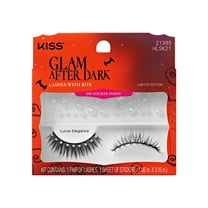 KISS Halloween False Eyelashes, ‘Lunar Elegance’, 10mm-14mm, Natural Volume, 1 Pair KISS Lashes