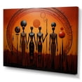 thumbnail image 2 of Designart "African Tribal flow I" African Wall Art Living Room, 2 of 5