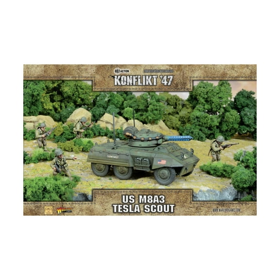 Warlord Games US M8A3 Tesla Scout New