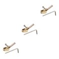 thumbnail image 1 of Thinsony Vintage Brass Violin Making Tool Woodworking Plane Authentic Craftsmanship Gold XXS 3PCS, 1 of 6