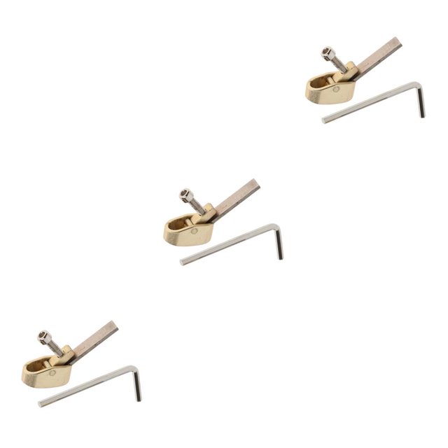 Thinsony Vintage Brass Violin Making Tool Woodworking Plane Authentic Craftsmanship Gold XXS 3PCS
