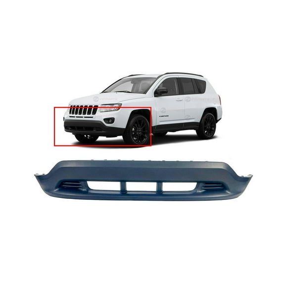 DCP Front Lower Bumper Cover for Jeep Compass 2011-2016 Textured CH1015106