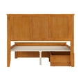 thumbnail image 5 of Solid Wood Platform Bed with FootboardStorage Drawers - Full Size Bed Frame, 5 of 6