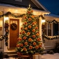 thumbnail image 4 of TMOYZQ 10 PCS Christmas Balls Bulk Shatterproof Plastic Christmas Tree Decorations for Decorative Hanging Baubles 3.1in, 4 of 5