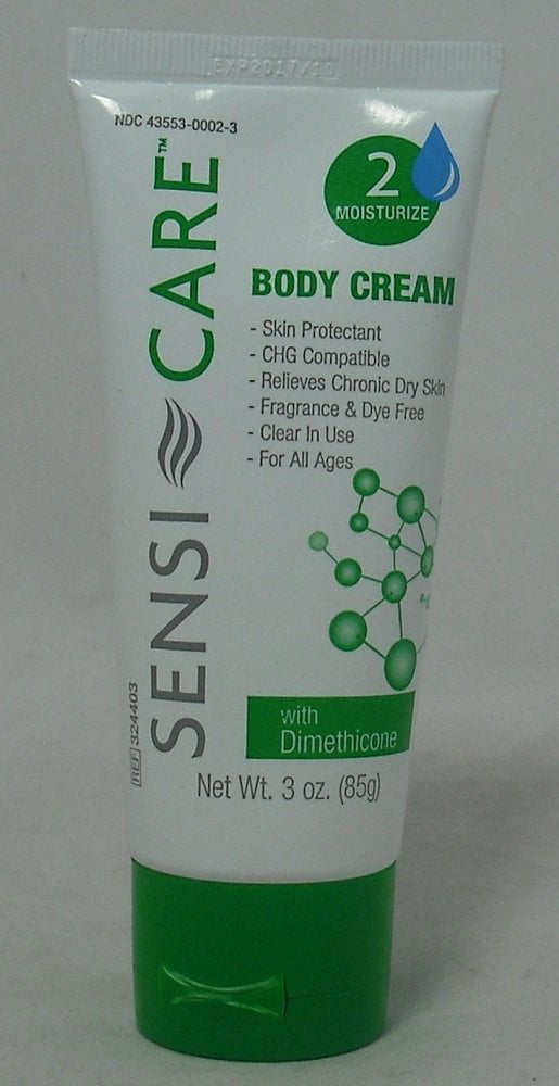 ConvaTec Sensi-Care with Dimethicone, Moisturizing Body Cream, 3 Oz Tube
