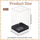 thumbnail image 2 of Vitrina para 8 minifiguras, almacenamiento de figuras de acción con base negra, caja de exhibición de bloques de construcción de acrílico transparente, 2 of 9
