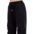 thumbnail image 5 of G-Style USA Women's Essential Wide Fit Fleece Sweatpants RJJ20766 Black Medium, 5 of 5