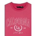 thumbnail image 2 of Pink Velvet Girls Fleece Pullover Sweatshirt , Sizes 4-16, 2 of 3