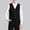 #0147-Black, variant on Solid V Neck Button Front Waistcoat Sleeveless Formal Vest Kids Preppy School Uniform Outerwear For Boys Aged 5-15 White 11 Years/12 Years Gift