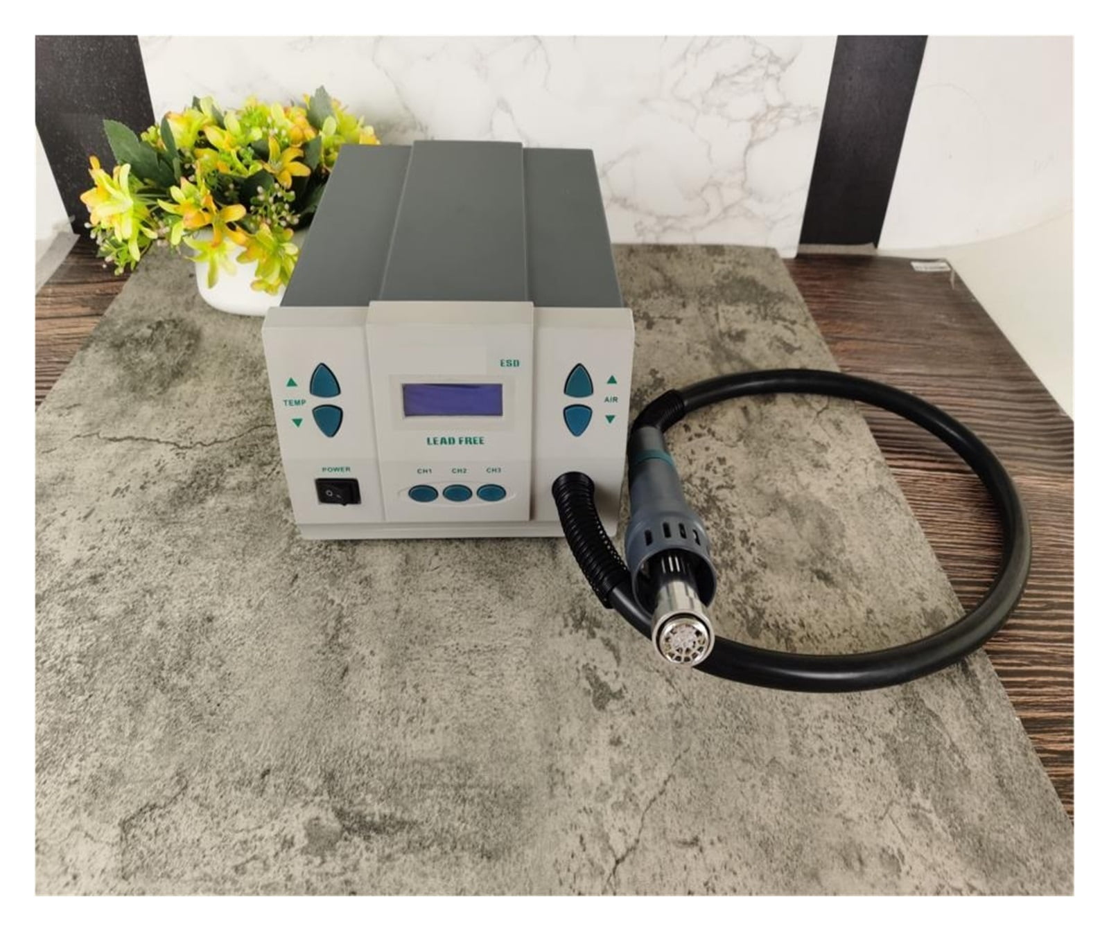 861DW Heat Gun Lead-free Hot Air Welding Station Hairdryer Soldering Hot Air Rework Station Hot Air GGun ,High Temperature Resistant