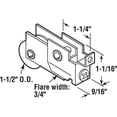 thumbnail image 2 of 1-1/2 in. Steel Ball Bearing Sliding Door Roller Assembly, 2 of 4