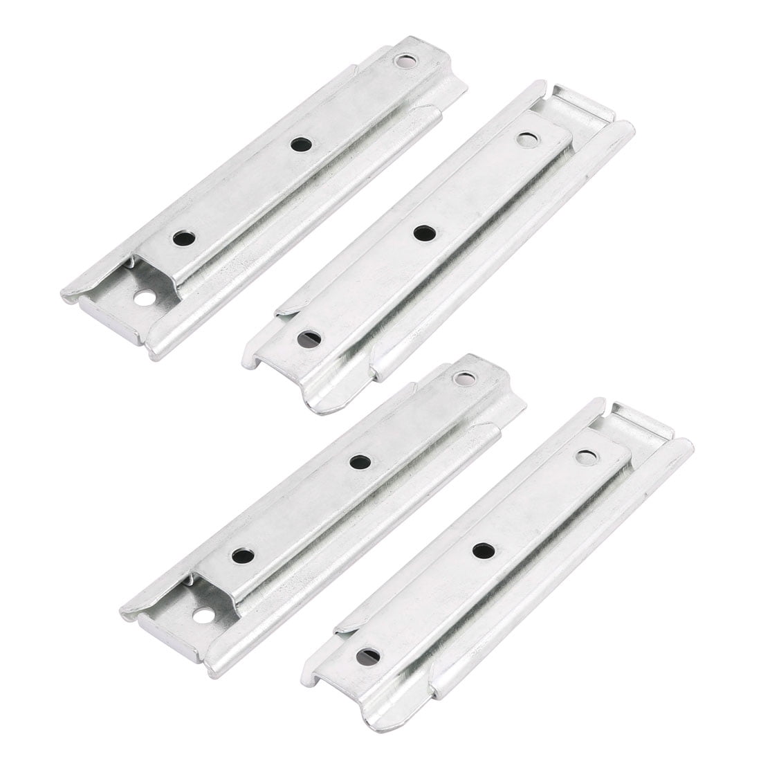 Unique Bargains 4Pcs One Section Slide Sliding Connector Jointer Fixing