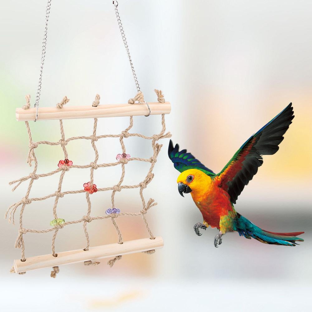 YLSHRF Bird Chew Toy, Parrot Climbing Swing ,Colorful Pet Bird Parrot