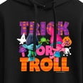 thumbnail image 3 of Trolls - Trick Or Troll Branch and Poppy - Juniors Cropped Pullover Hoodie, 3 of 5