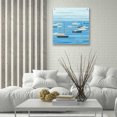 thumbnail image 5 of Epic Art 'Summer Regatta II' by Emma Scarvey, Acrylic Glass Wall Art, 24"x24", 5 of 5