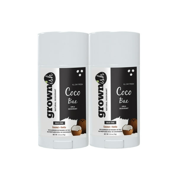 Coconut + Vanilla Aluminum Free Deodorant for Girls + Women ( CoCo Bae