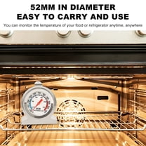 GJX Oven Thermometer High Accuracy Heat Resistant Stainless Steel Thermometer for Kitchen Refrigerator