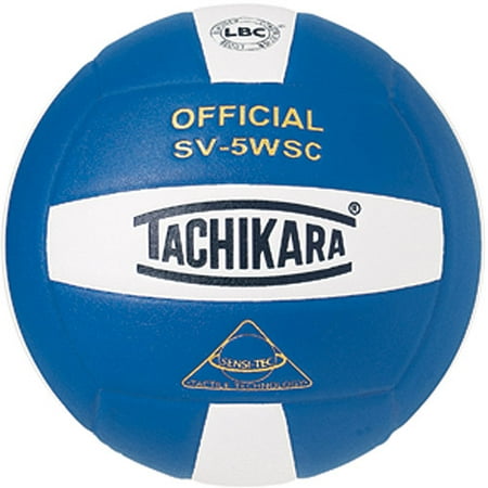 Tachikara SV-5WSC Sensi-Tec Composite Volleyball, Royal/White