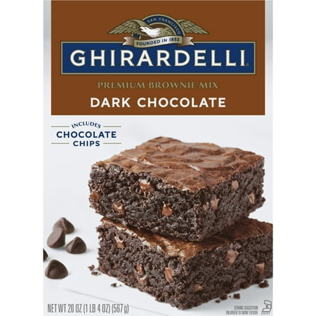 UPC 041449301976 product image for Ghirardelli Dark Chocolate Premium Brownie Mix  Includes Chocolate Chips  20 oz  | upcitemdb.com