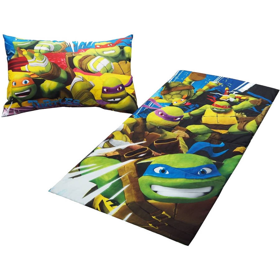 Nickelodeon Teenage Mutant Ninja Turtles 2 Piece Sleeping Bag Set Walmartcom Walmartcom