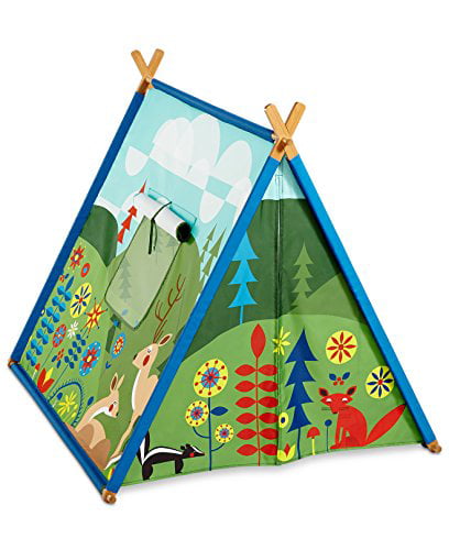 Kid Made Modern Friendly Fields Woodland Children's Play Bamboo Frame Fort Tent for sale online