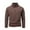 Coffee, variant on Mens Quarter Zip Fleece Sweatshirt Winter Warm Casual Stand Collar Long Sleeve Pullovers Comfy Regular Fit Golf Sweatshirt Limited Time Army Green XXL