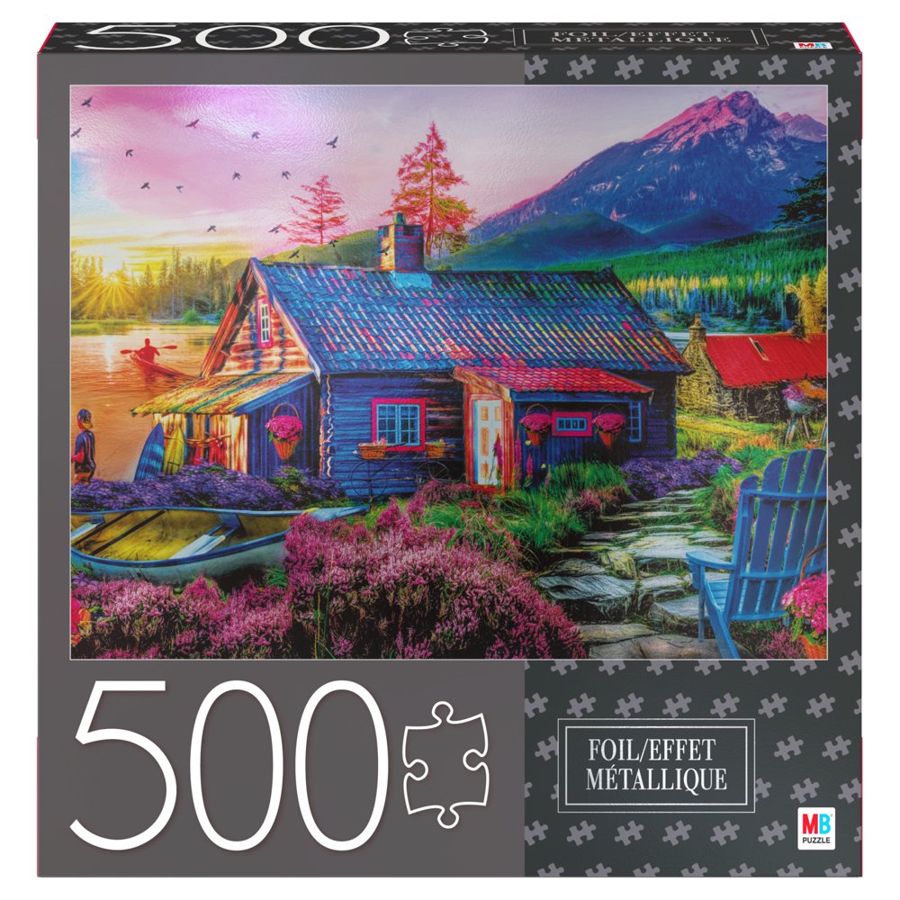 500Piece Jigsaw Puzzle with Foil Accents, The Mountain Life Walmart