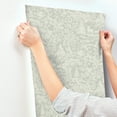 thumbnail image 5 of Chesapeake Alrick Sage Forest Venture Wallpaper, 27-in by 27-ft, 5 of 5