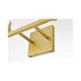 thumbnail image 6 of Living District Gianni 2-Light Iron & Glass Bath Sconce in Brass/Clear, 6 of 6