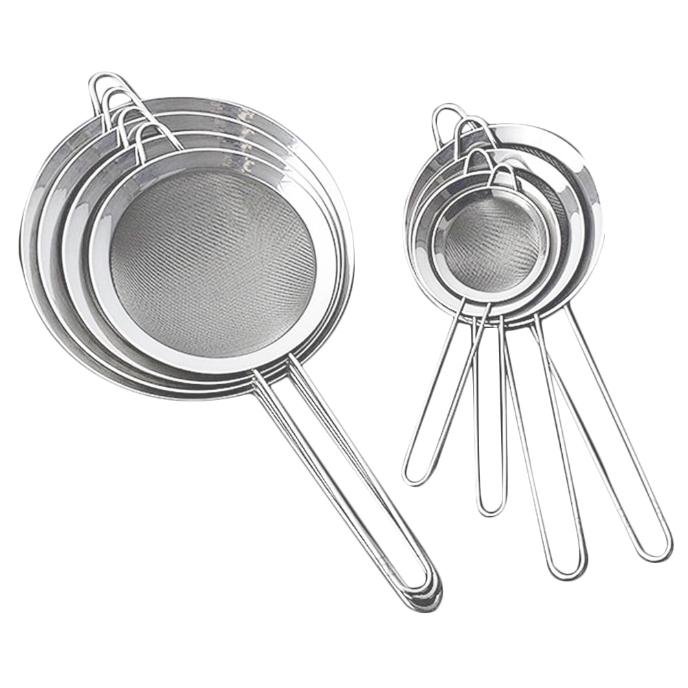 Details about   NEW STAINLESS STEEL WIRE MESH SIEVE WITH TWIN DUAL WIRE HANDLE KITCHEN STRAINER