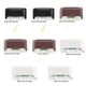 thumbnail image 5 of 1/4/8/16 Uds LED lámpara Solar camino escalera exterior impermeable luz de pared jardín paisaje paso cubierta luces balcón valla luces solares Jardín y Patio LED de color de carcasa blanca Toystoory HA005403-08B, 5 of 6