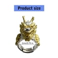 thumbnail image 5 of Osdhezcn Vintage Golden Dragon Ring Adjustable Open Mouth Unique Ring Ornament Fashion Jewelry Accessory for Women and Men, 5 of 12
