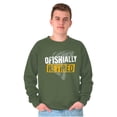 thumbnail image 5 of Officially Retired Fishermen Pun Unisex Plus Size Sweatshirt Brisco Brands 4X, 5 of 6