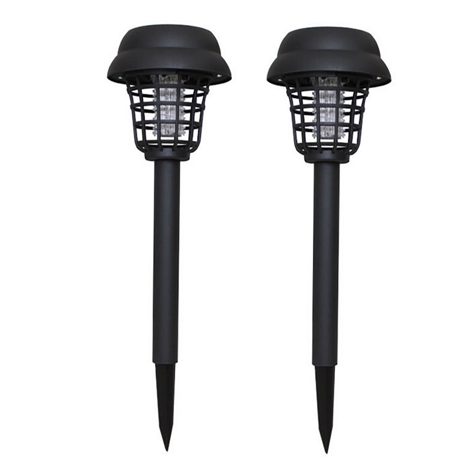 2 Pcs Solar Bug Zapper Outdoor Lights Solar Powered Zapper Mosquito Killer Lamp for Indoor and Outdoor Use 