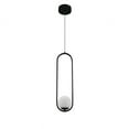 thumbnail image 2 of VONN Capri 7" ETL Certified Integrated LED Pendant with Glass Shade in Black, 2 of 9