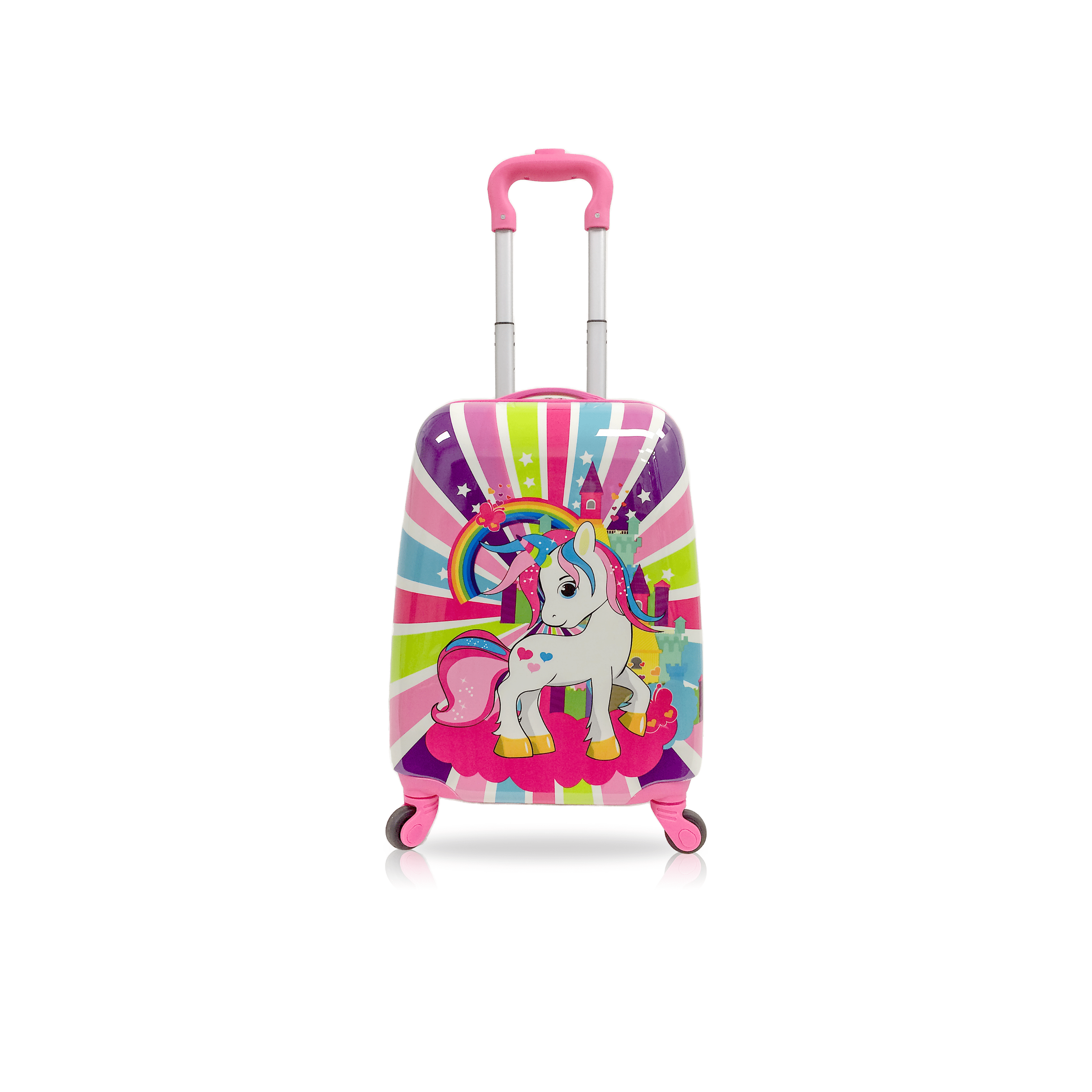 Tucci Hardside Carryon Spinner Luggage for Kids 18" Rolling Suitcase