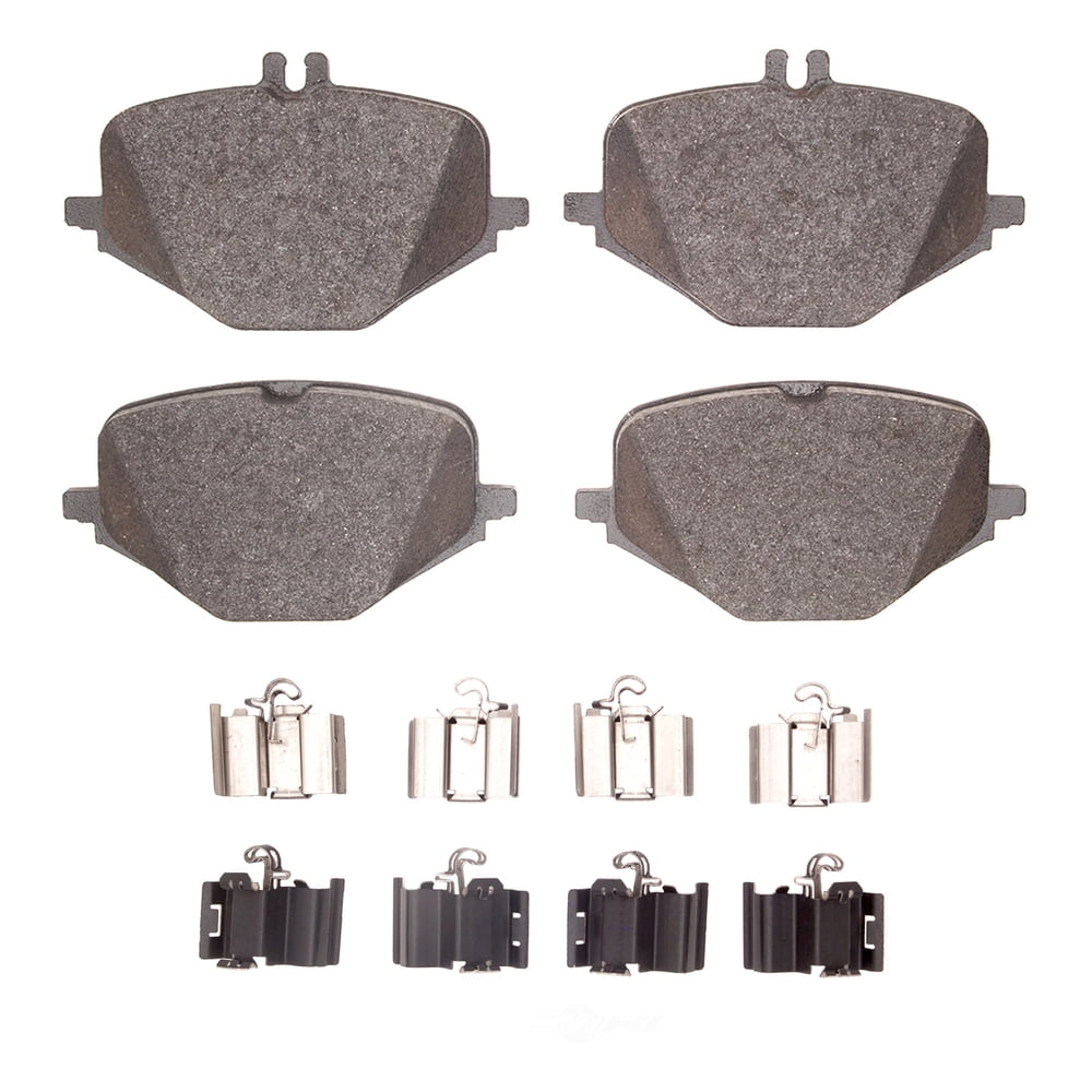 Dynamic Friction Company 1551-2239-01 DFC 5000 Advanced Brake Pads - Low Metallic and Hardware Kit
