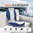 thumbnail image 4 of Silla plegable para barco VEVOR 18.9 con respaldo bajo con punto engrosado, 4 of 9