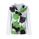 thumbnail image 4 of Blusa informal con estampado de manga larga y cuello vuelto para mujer a la moda Fridja  fjkfkj8059, 4 of 5